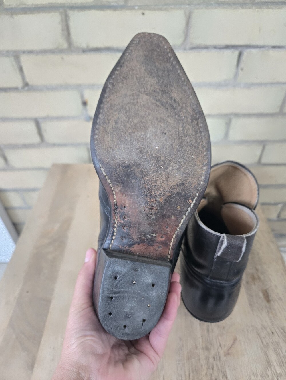 Boulet Western Ankle Boots - Picture 6 of 8